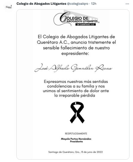 Tuit Colegio de Abogados Litigantes de Querétaro