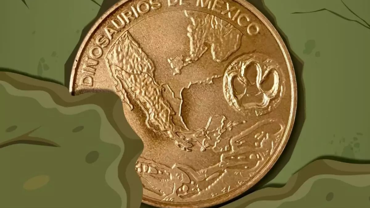 Casa de Moneda es acusada de plagio por colección de monedas de dinosaurios de México