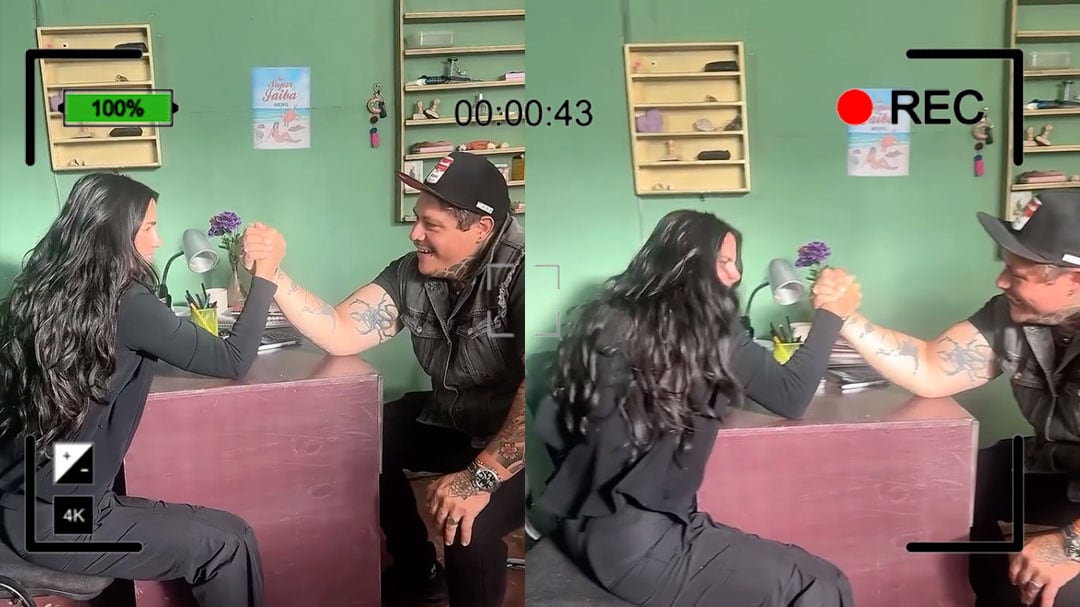 VIDEO: Bárbara de Regil reta a duelo de ‘fuercitas’ y casi se disloca el hombro