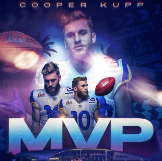 Cooper Kupp, MVP del Super Bowl 2022