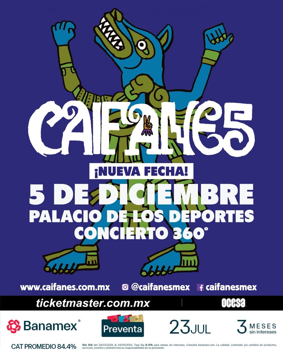 Concierto de Caifanes en el Palacio de los Deportes