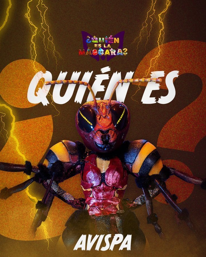 ¿Qué famosa estaba detrás de Avispa en Quién es la Máscara?