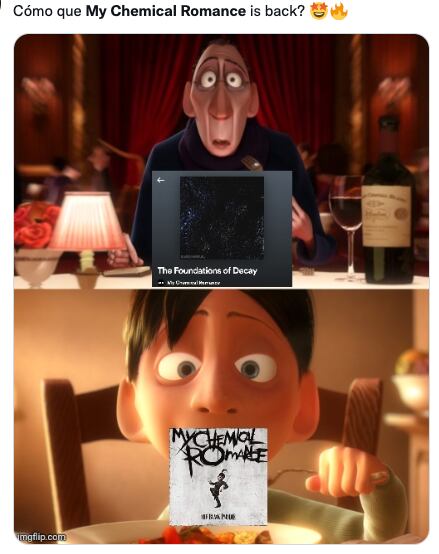 Memes por el regreso de My Chemical Romance