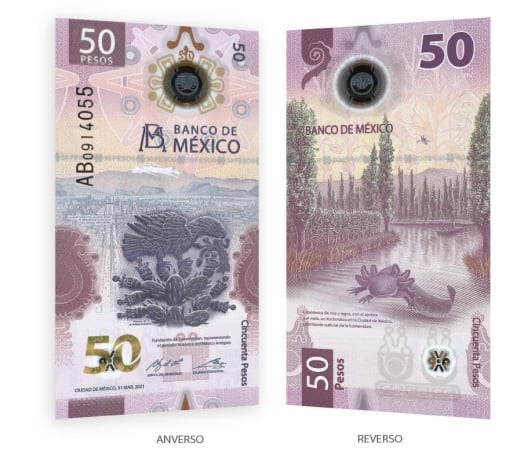 Nuevo billete de 50 pesos
