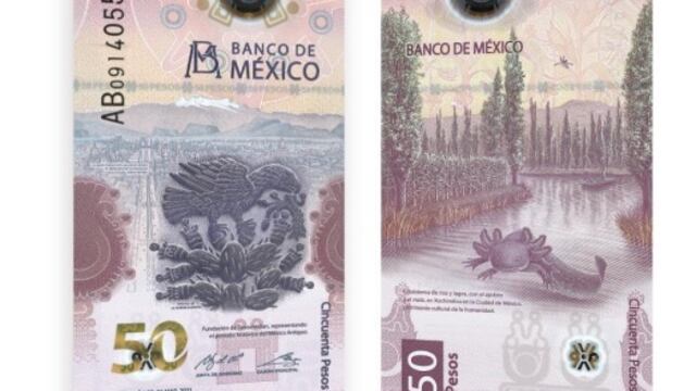 Nuevo billete de 50 pesos