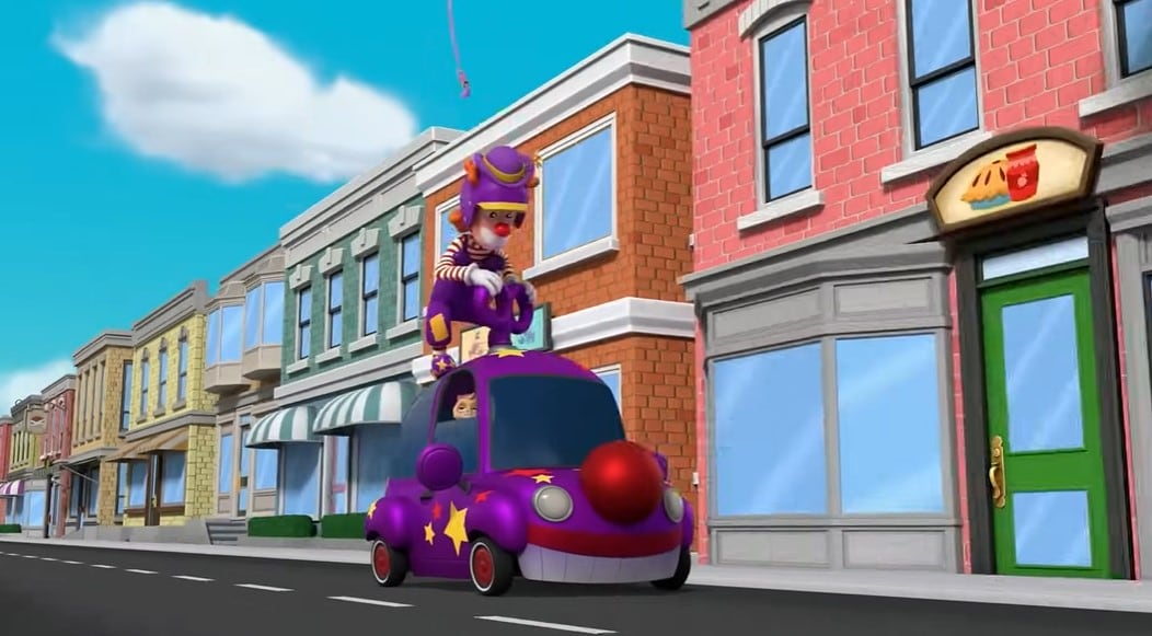 Paw Patrol salva a un payaso