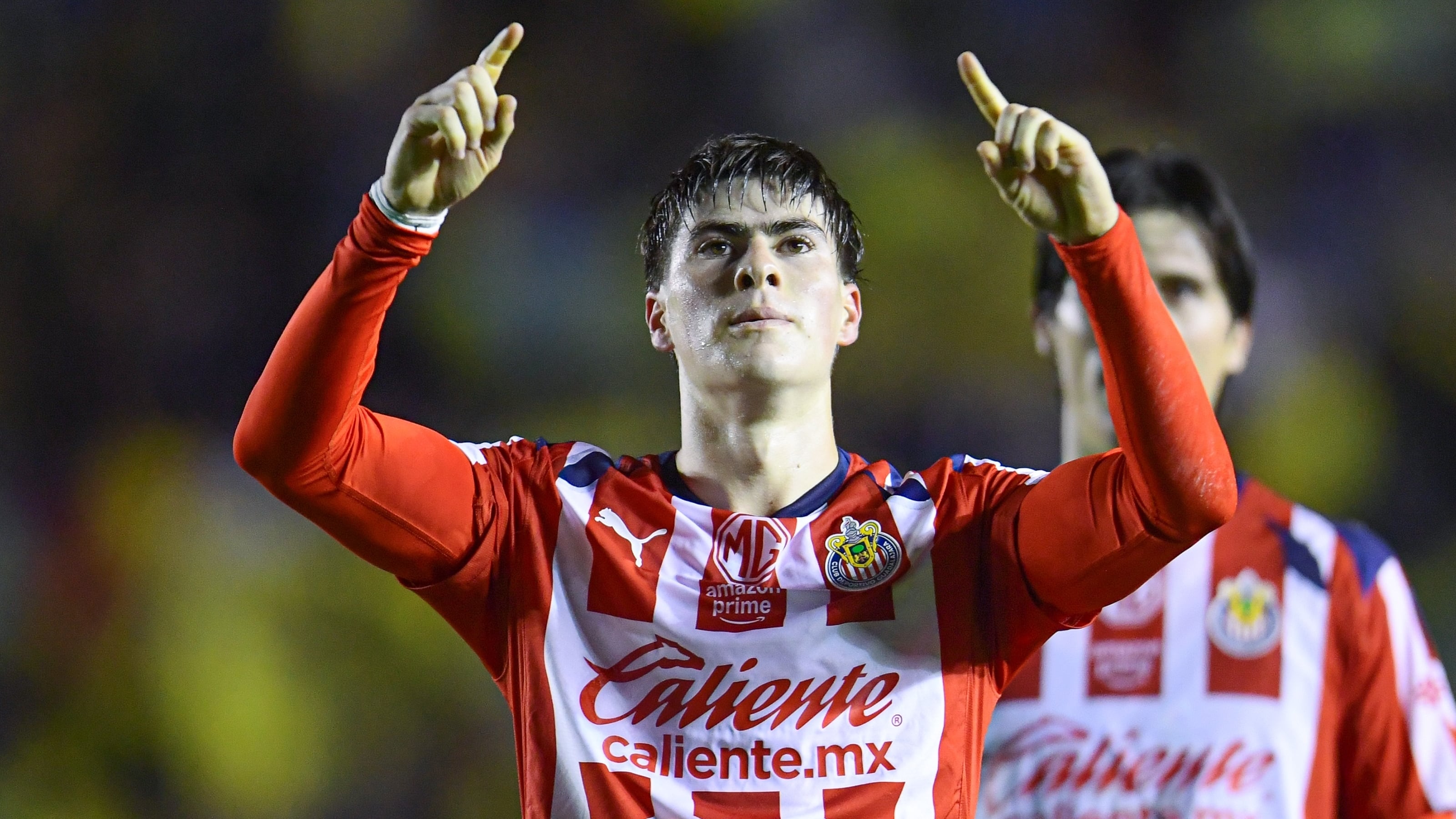 Armando González tras marcar en el Clásico Nacional.