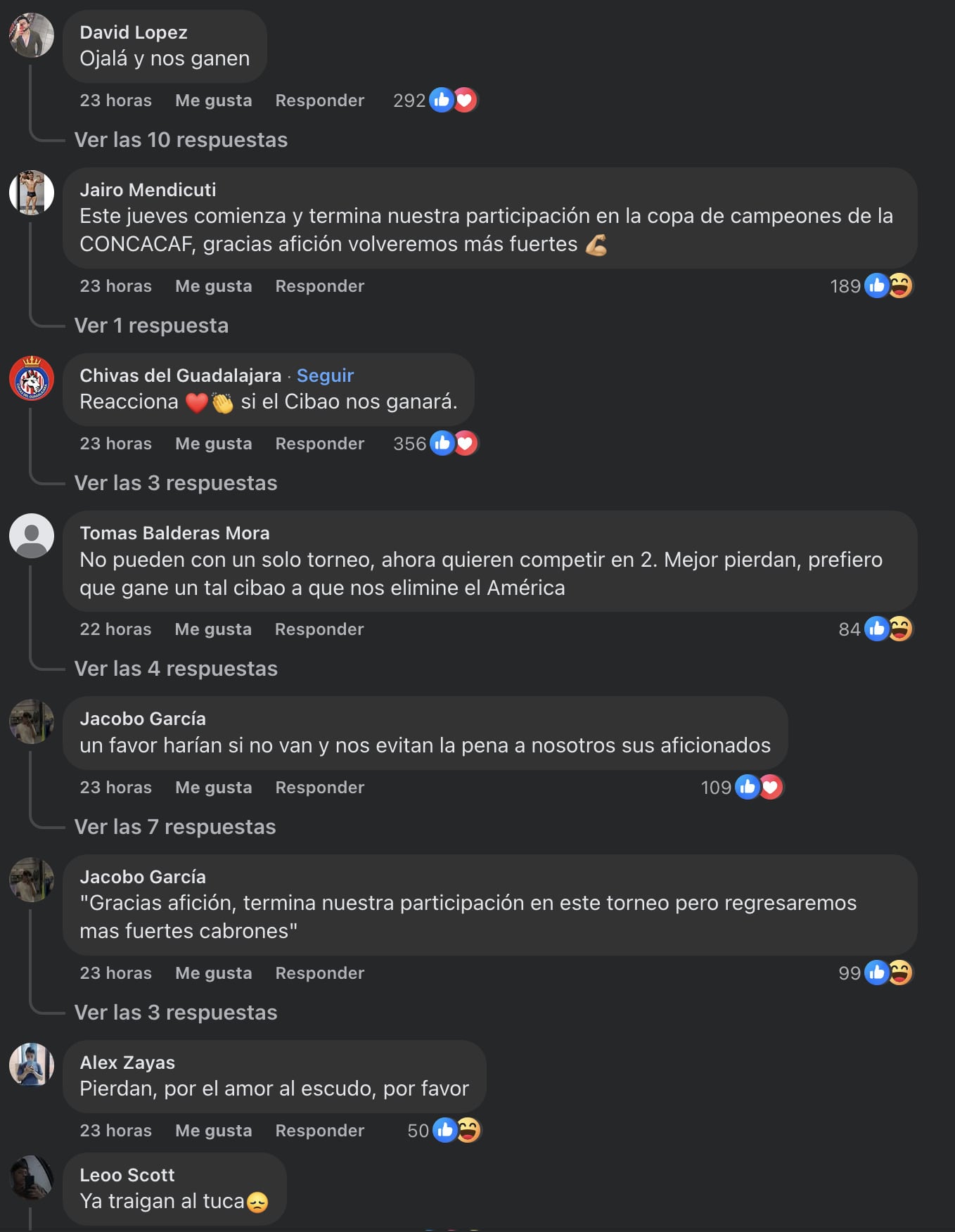 “Por amor al escudo”: Fans de Chivas piden al equipo perder en Concachampions para no enfrentar al América