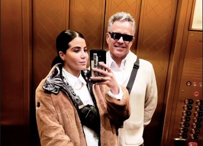 Cinthia Aparicio y Alexis Ayala