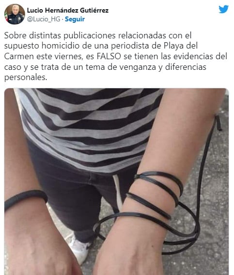 Secretario de Seguridad de Quintana Roo niega secuestro contra periodista por su labor informativa