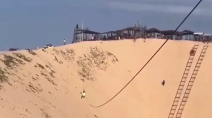 Turista grabó su propia muerte