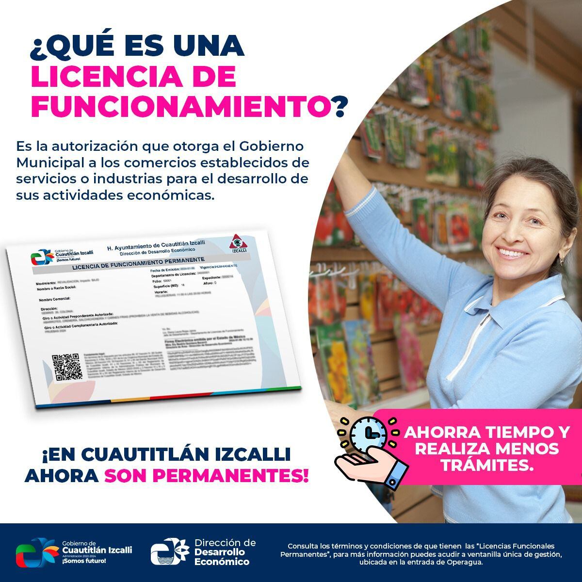 Karla Fiesco entregará licencias de funcionamiento permanentes
