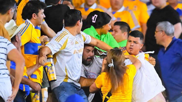 ¡Escándalo en Tigres! Captan a fans cazando y golpeando a seguidores del América tras derrota en el Volcán.