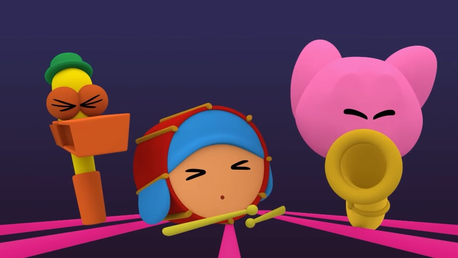 Pocoyó por Día Mundial del Baterista