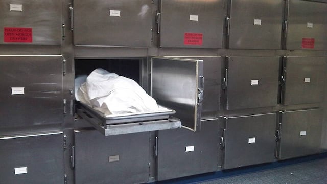 (Imagen ilustrativa) Cadáver en la morgue