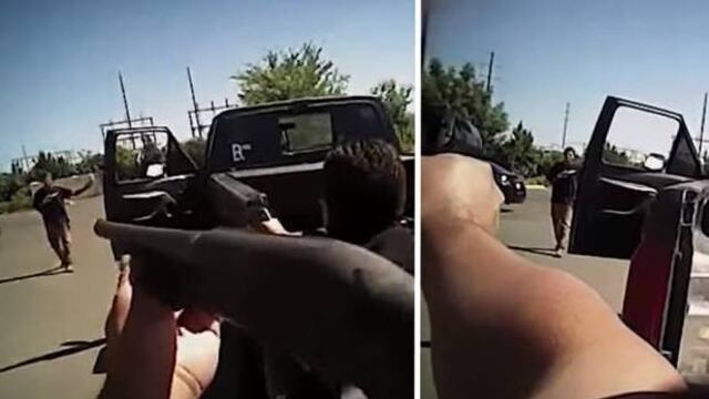 Policías abaten a joven en Fresno.