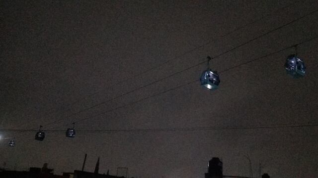 Cablebús durante el sismo