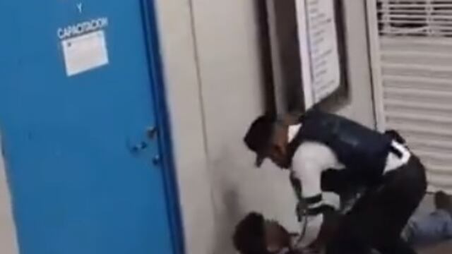 Policia retira a usuario ebrio Metro