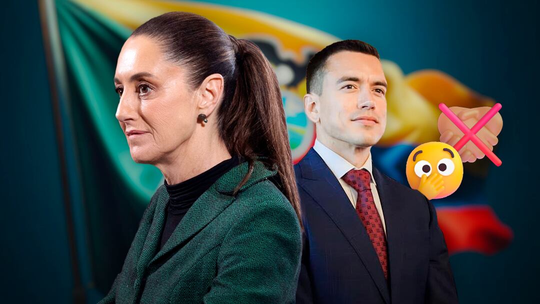 México vs Ecuador: Claudia Sheinbaum pone en duda triunfo de Daniel Noboa