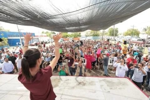 Poca asistencia de personas en la ultima semana de recorridos de Claudia Sheinbaum