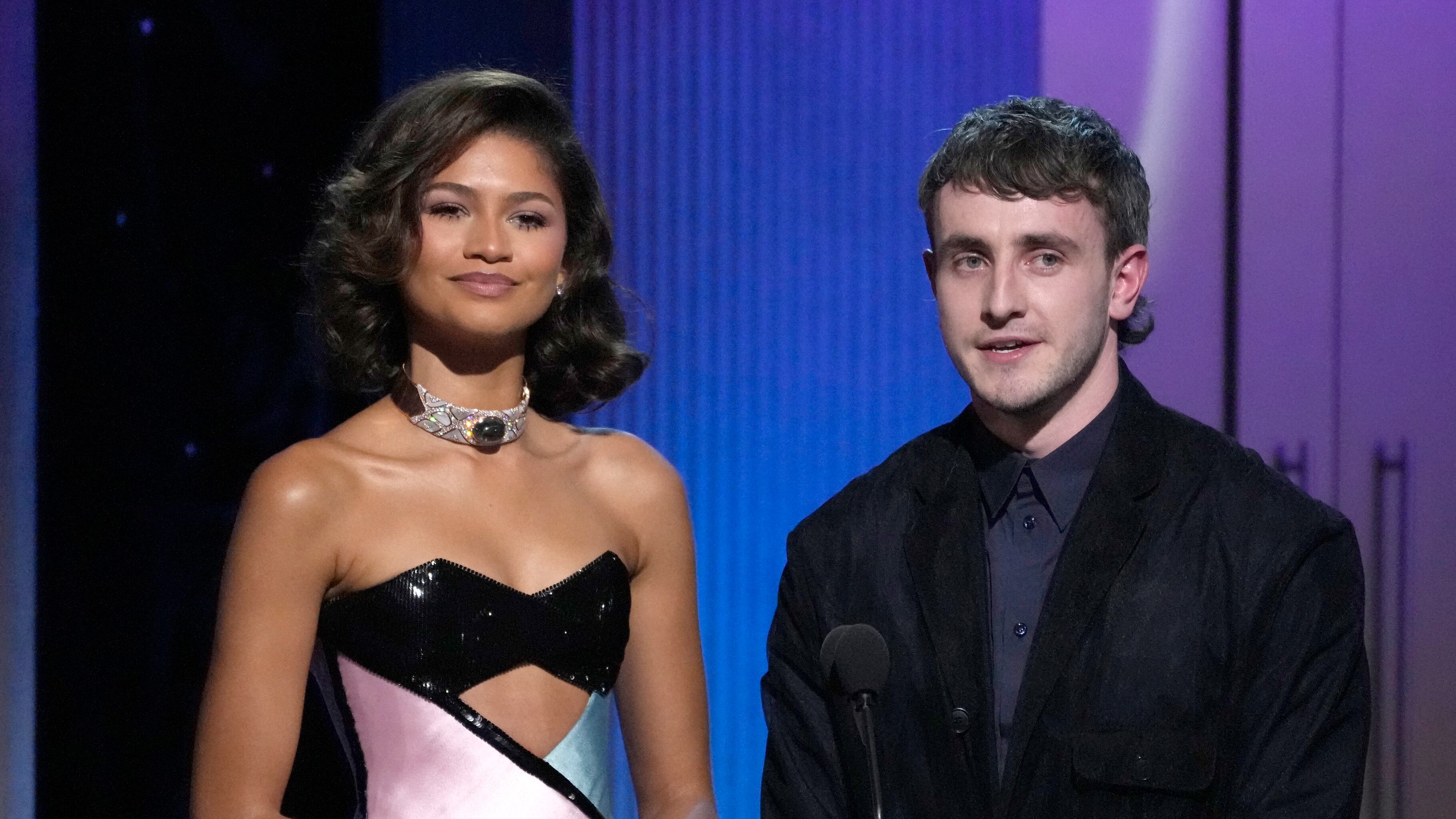 ¿Zendaya no le quiso dar la mano a Paul Mescal? Esto pasó en SAG Awards 2023
