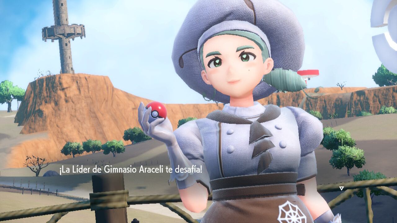 Líder de Gimnasio en Pokémon Púrpura