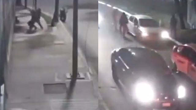 Motociclista ataca a mujer en Iztapalapa; automovilistas lo detienen y entregan a la policía