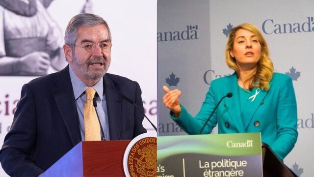 Cancilleres de México y Canadá