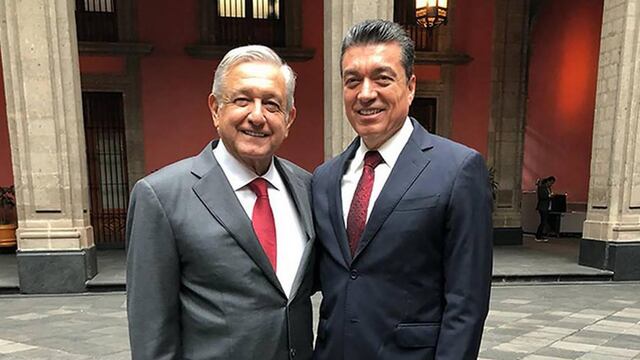 AMLO y Rutilio Escandón.