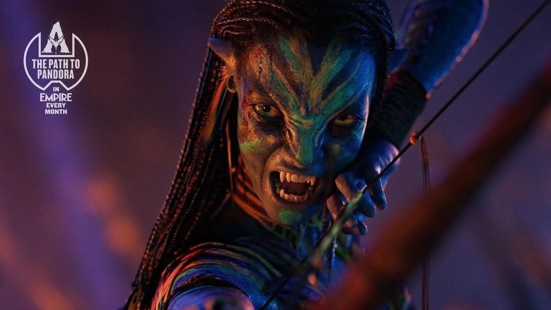 Zoe Saldaña como Neytiry en Avatar: Fire & Ash