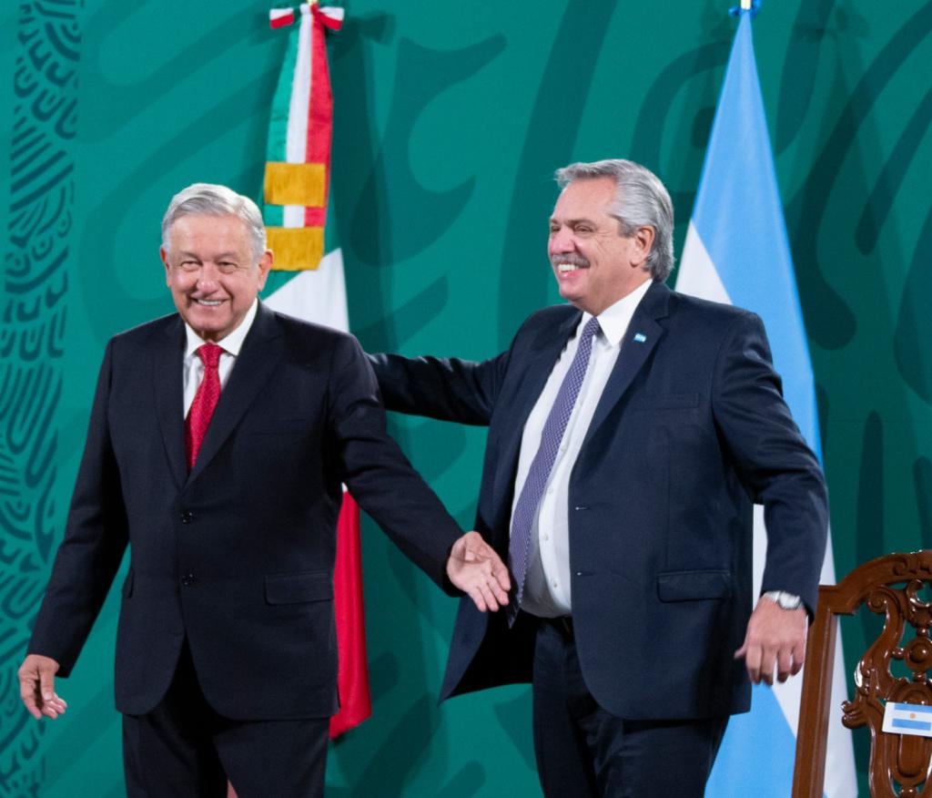 AMLO y Alberto Fernández