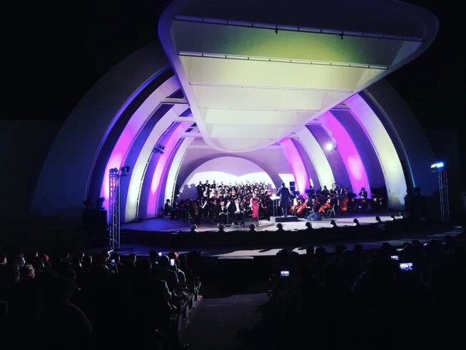 FA, teatro al aire libre Ángela Peralta. Polanco, marzo de 2022; Carmina Burana.