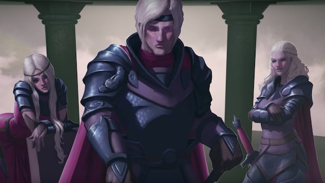 Aegon, Visenya y Rhaenys