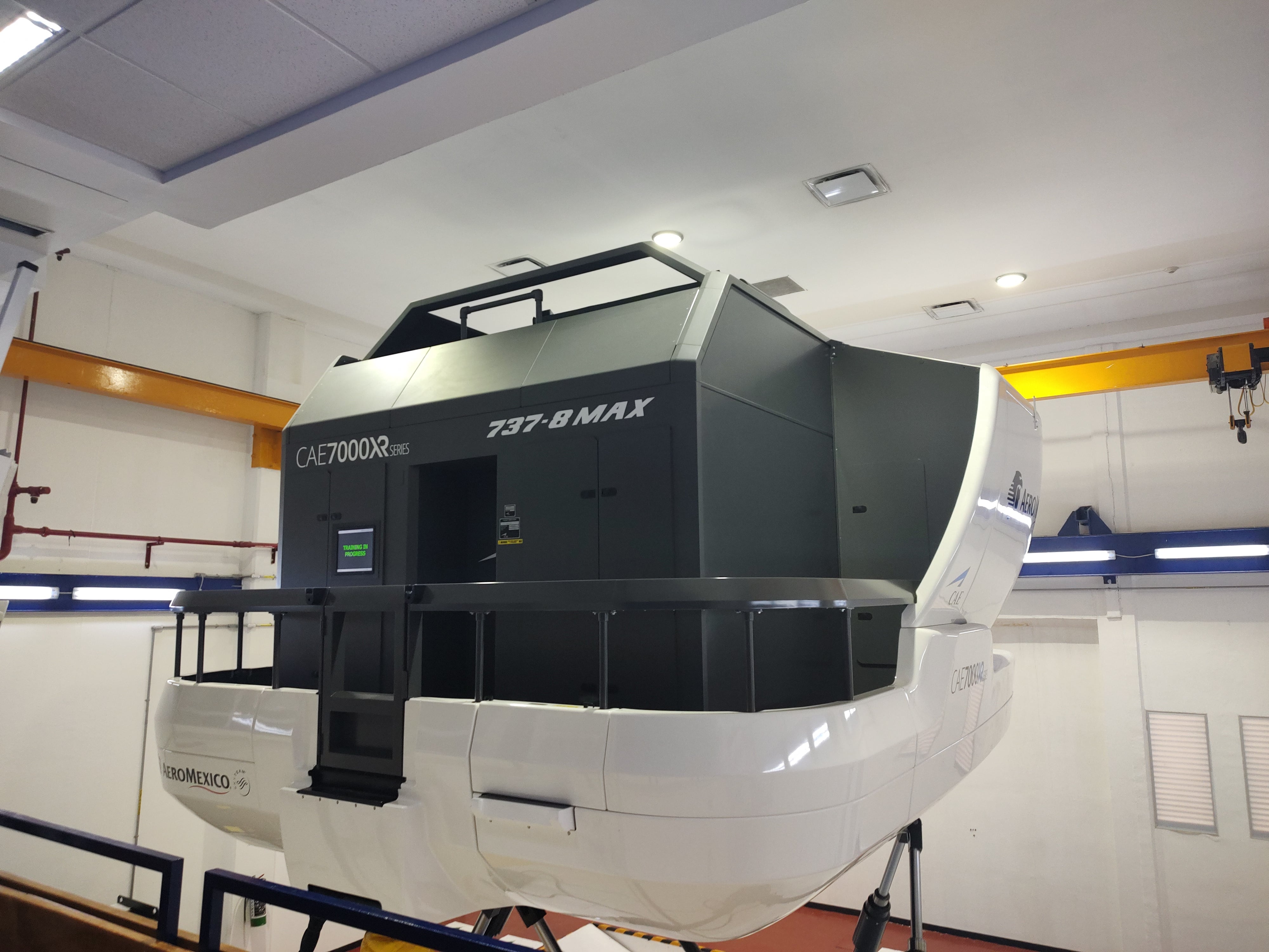 Simulador de vuelo de Aeroméxico Formación