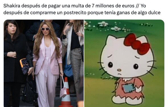 Memes de Shakira pagando a Hacienda