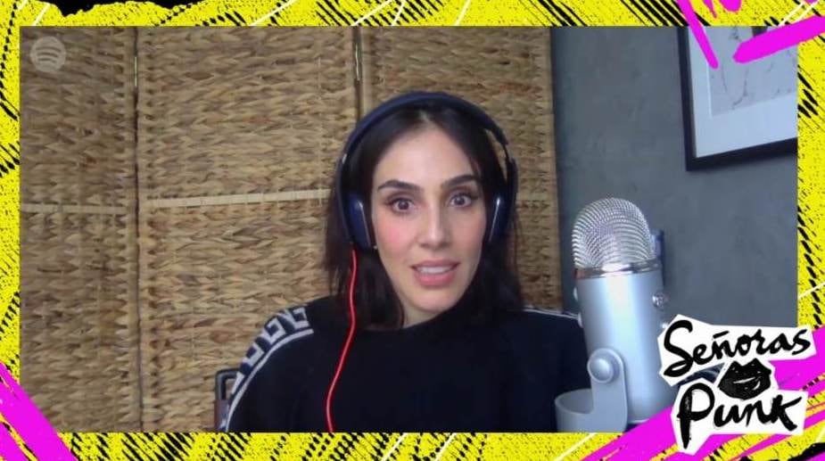 Sandra Echeverría en el podcast Señoras Punk.
