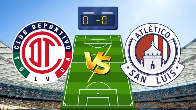 Toluca es favorito para ganar a San Luis en la Liga MX