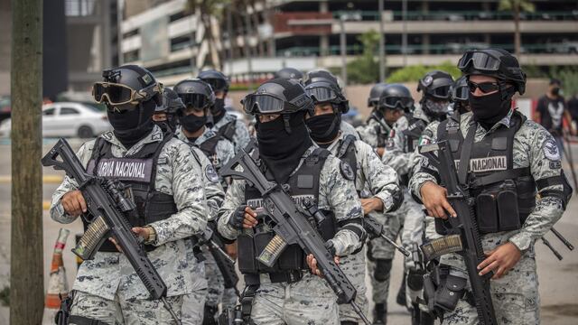 Elementos de la Guardia Nacional