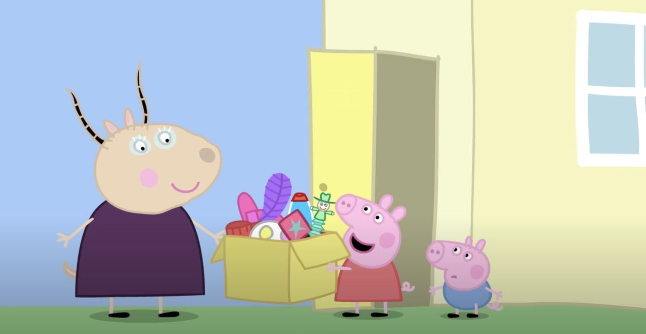Peppa Pig y la venta de garage