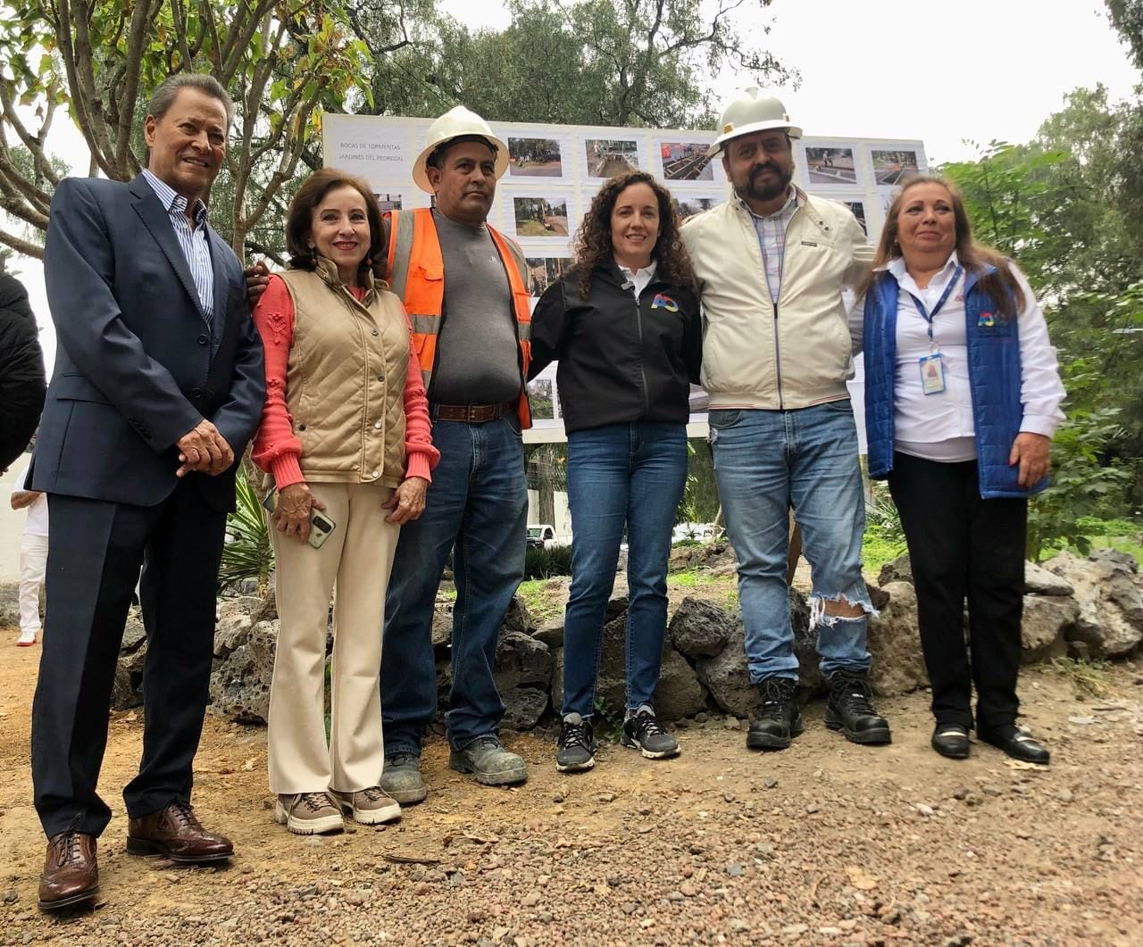 Mariana Rodríguez Mier y Terán supervisa avances de obra en Álvaro Obregón