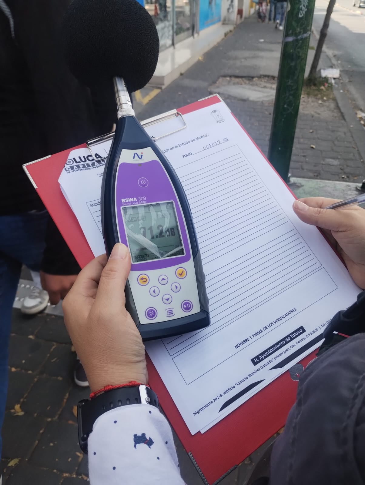 Gobierno de Toluca vigila niveles de ruido en establecimientos comerciales