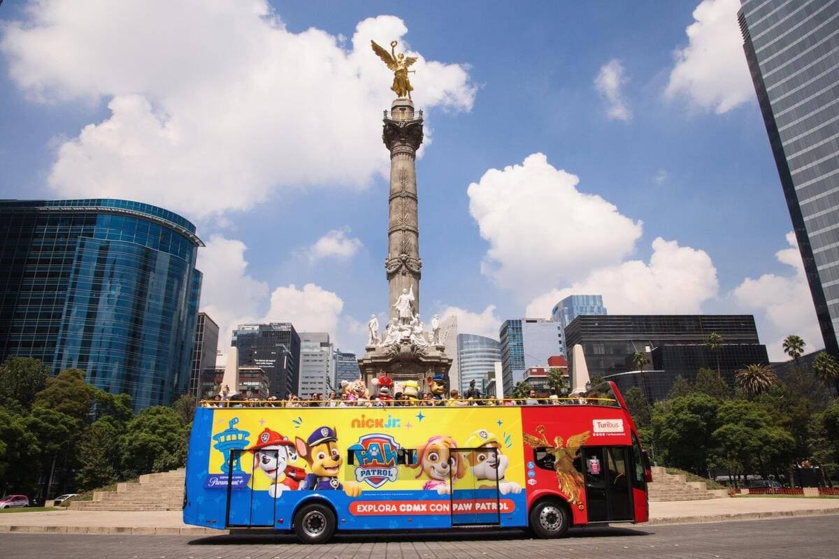 Turibus de CDMX con Paw Patrol