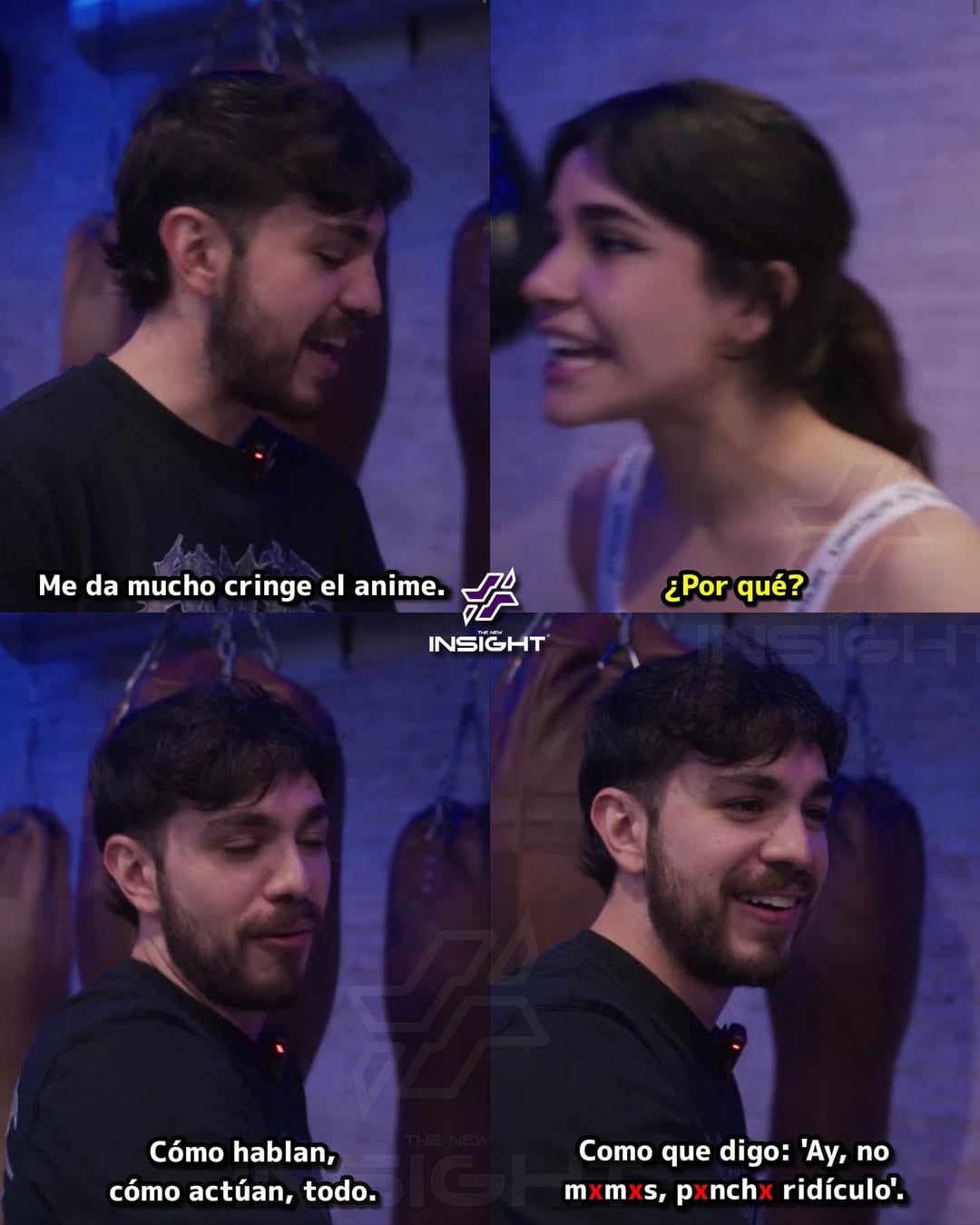 Juan Guarnizo le dijo a Alana Flores que no ve anime porque le da cringe
