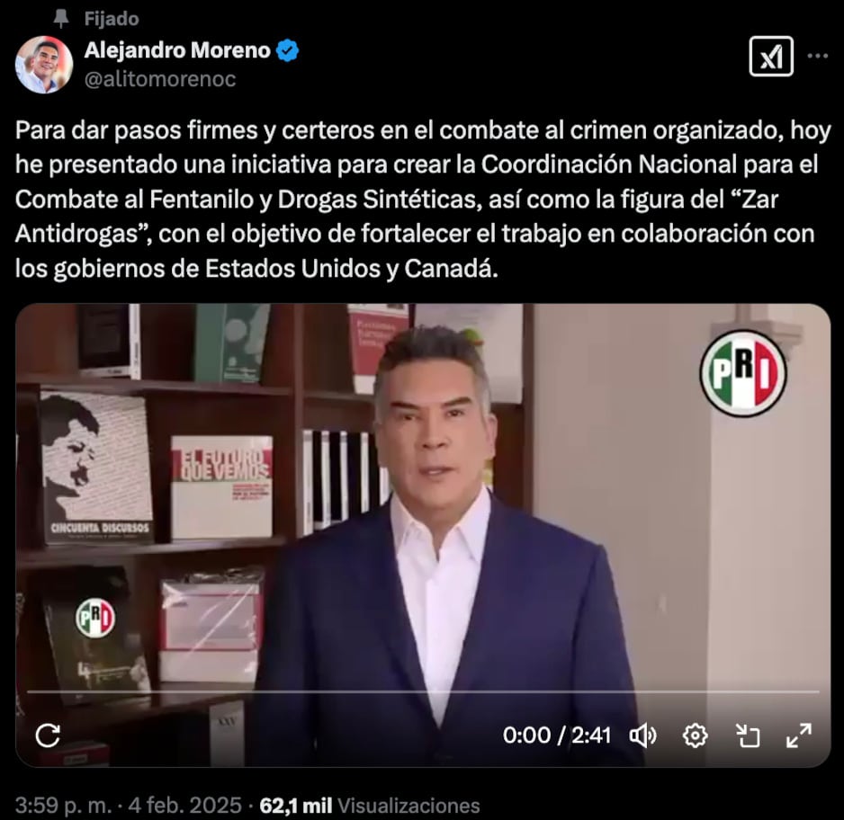 Alejandro Moreno en X
