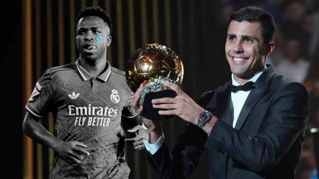 Rodri se burla de Vinícius en los festejos por el Balón de Oro 2024