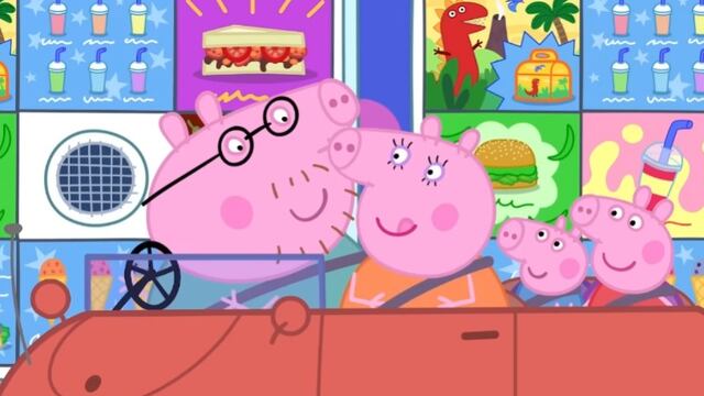 Peppa Pig come comida rápida