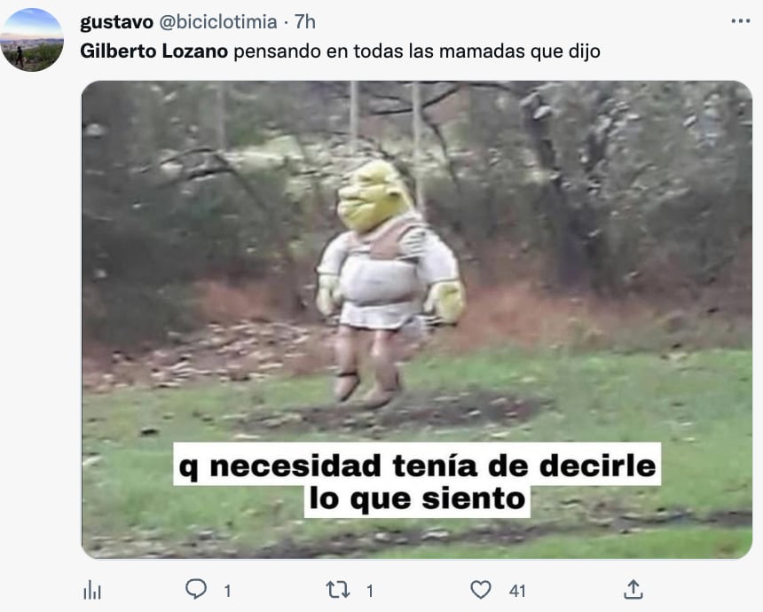 se burlan de Gilberto Lozano