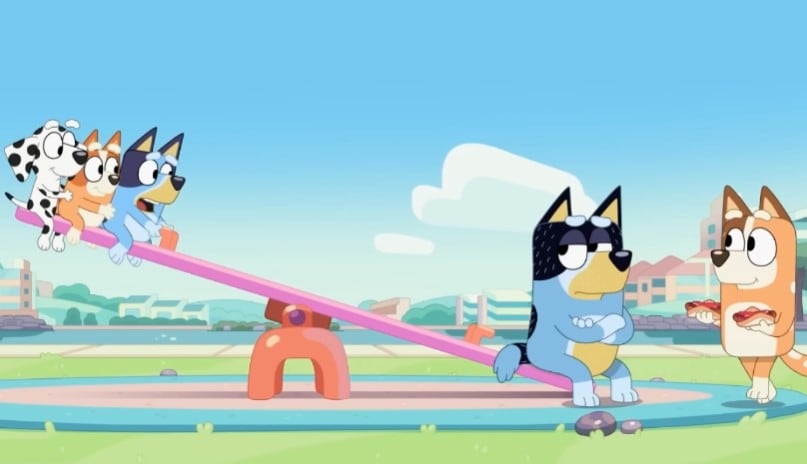 Juegos con amigos de Bluey