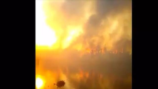 Fuego en San Ignacio, BCS