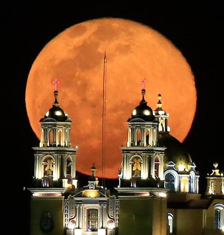 Luna llena o Luna de Nieve, Puebla